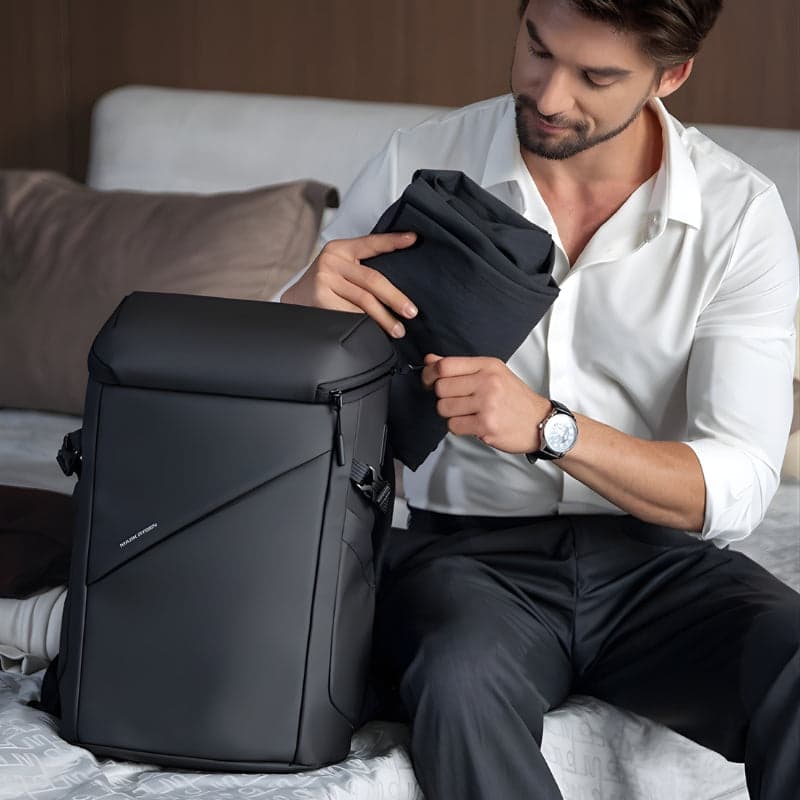 תיק גב Quastion Signature 35L למחשב 16 אינץ' יציאת USB מבית כאמל מאונטין – תמונה 11