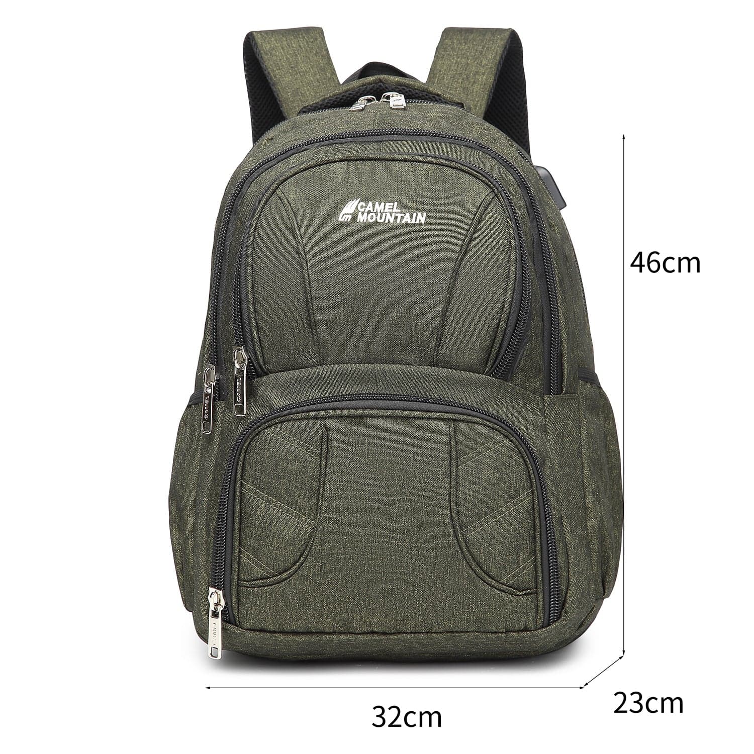 תיק גב Himalaya 32L למחשב 16 אינץ' עם יציאת USB מבית כאמל מאונטין – תמונה 8