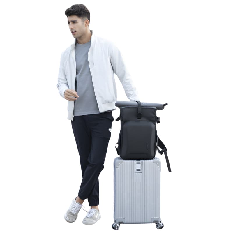 תיק גב Veraxil Luxe 30L למחשב 16 אינץ' מתרחב מבית כאמל מאונטין – תמונה 4