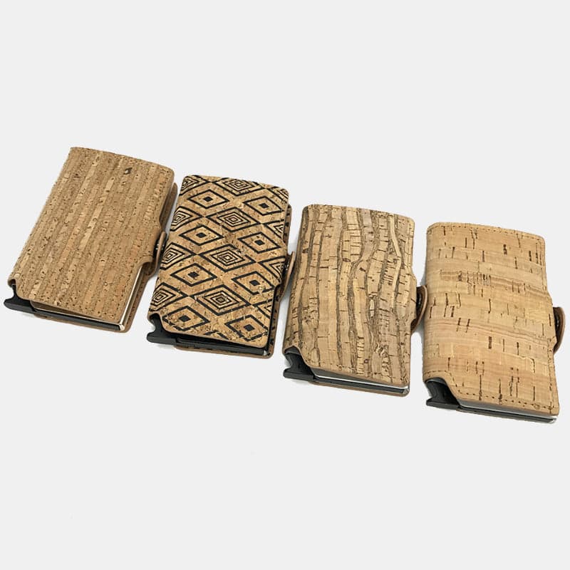 ארנק כרטיסים Cork™ Popup עם הגנת RFID – תמונה 3