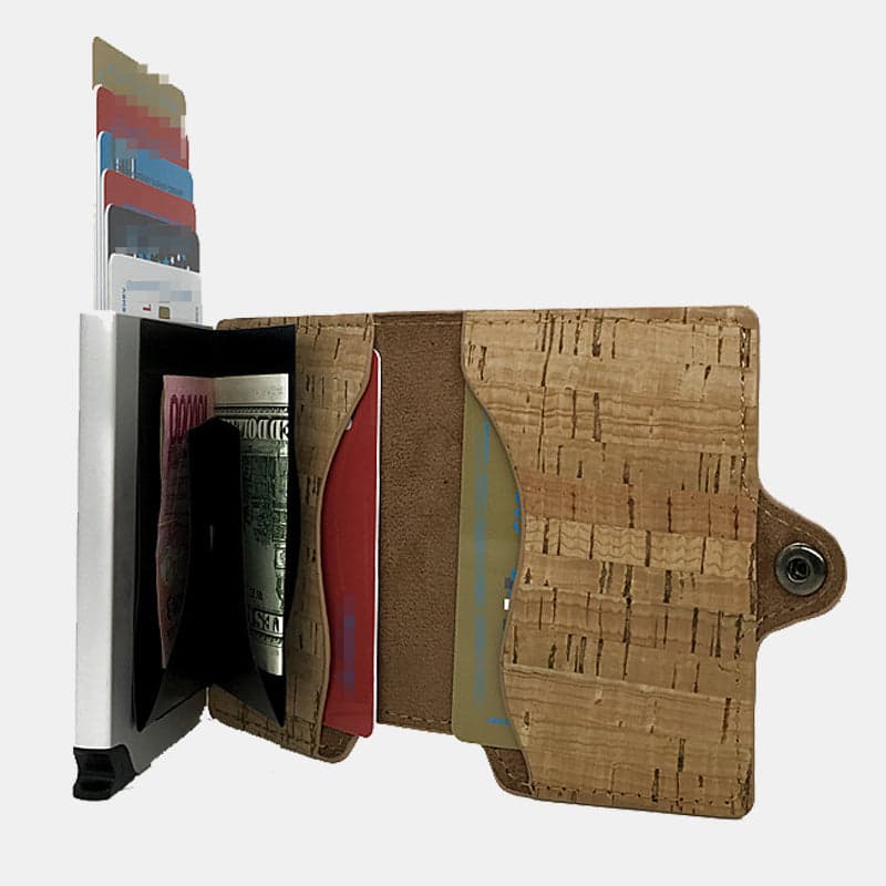 ארנק כרטיסים Cork™ Popup עם הגנת RFID – תמונה 2