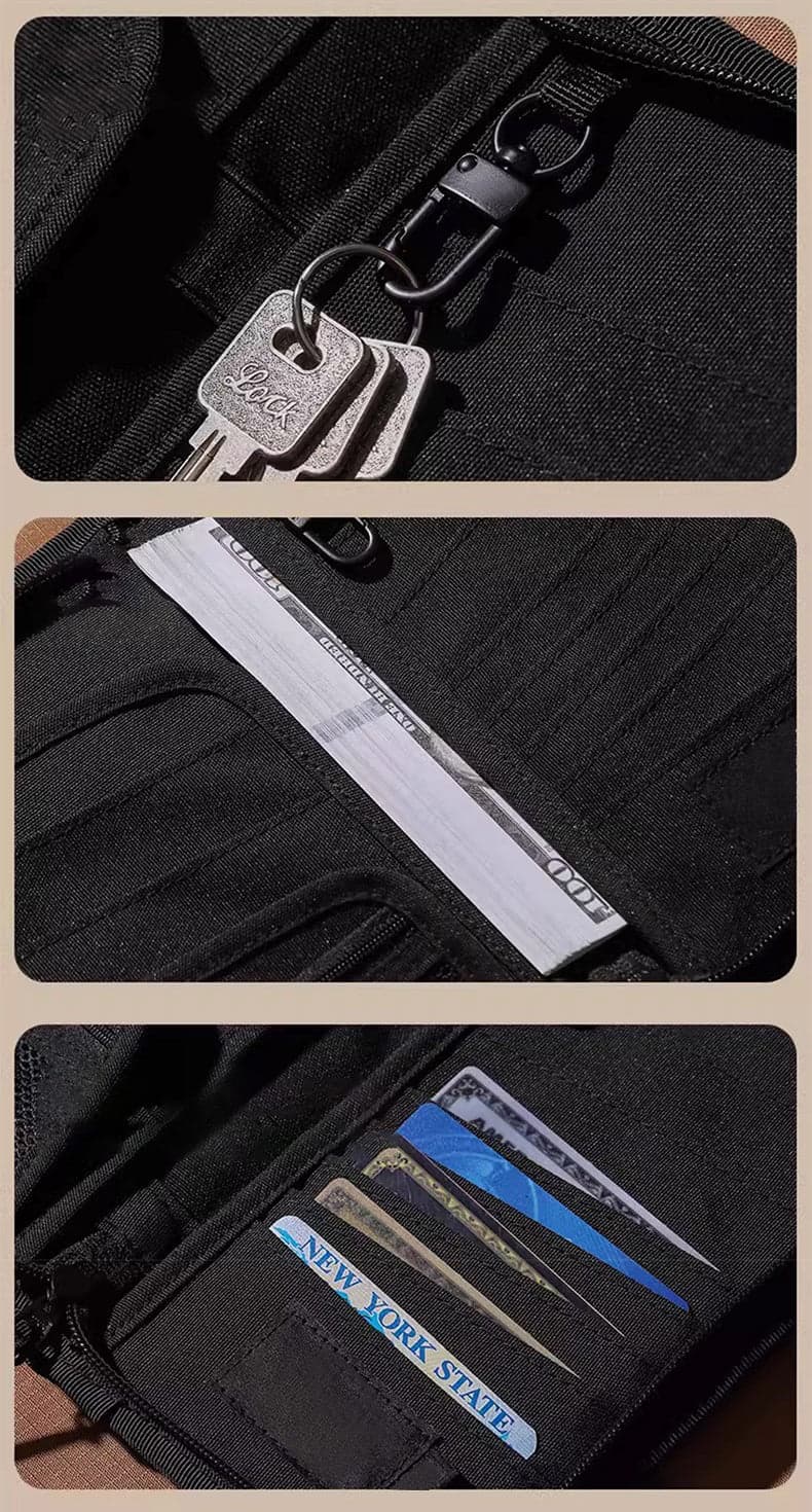 תיק דרכון Quorlan™ Luxe מארגן מסמכים קומפקטי לנסיעות – תמונה 9
