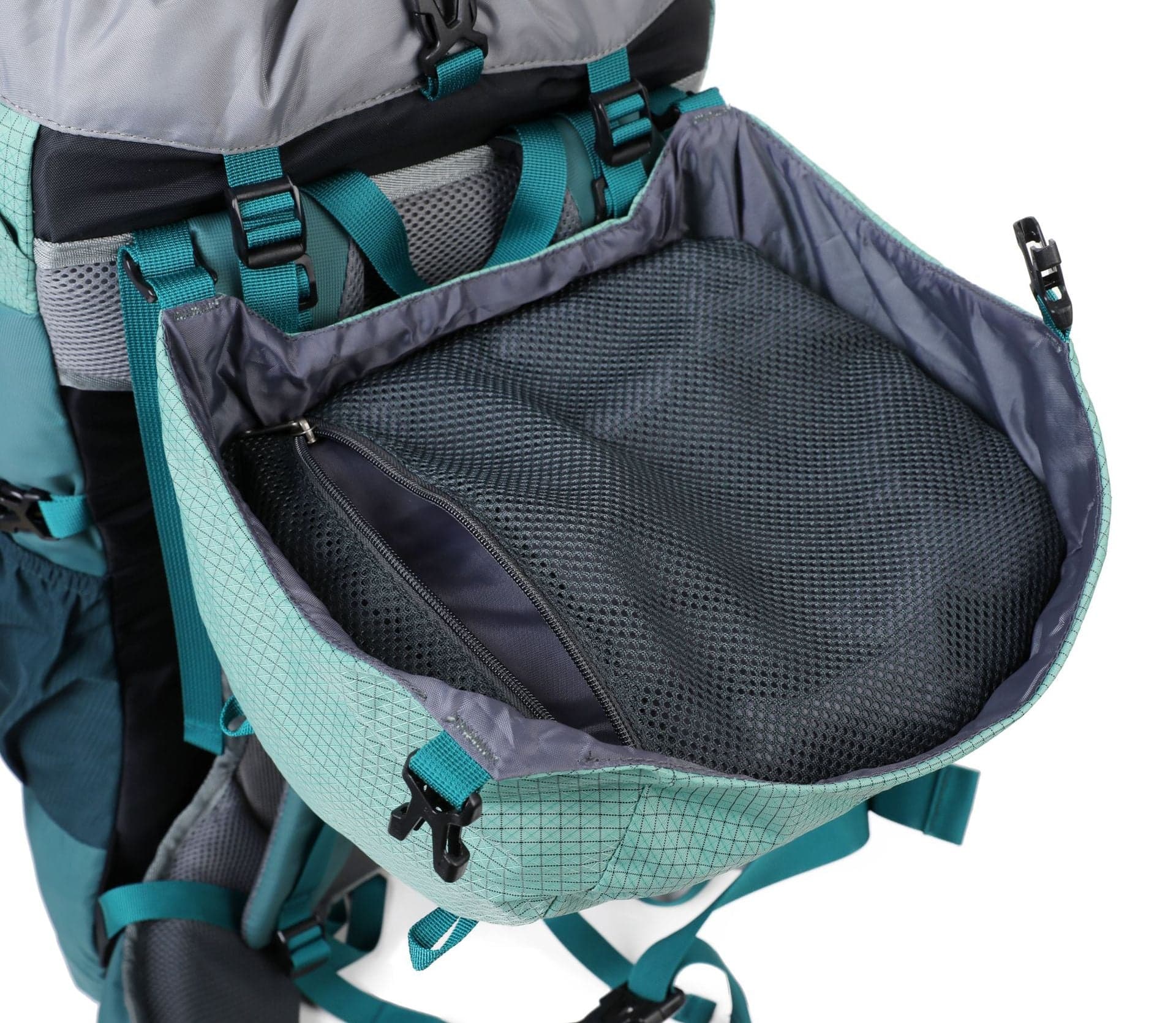 תיק גב Larnyxor™ Xtreme 60L מתרחב לטיולים – תמונה 7