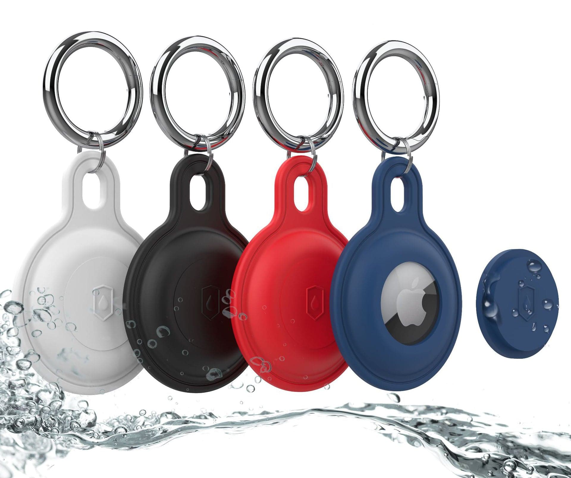 כיסוי סיליקון Pyrionyx™ Apple AirTag עם מחזיק מפתחות – תמונה 6