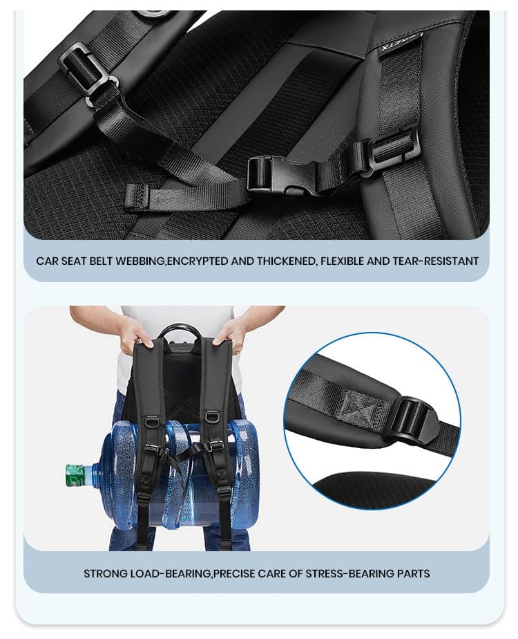 תיק גב CommTech Elite 35L למחשב 16 אינץ' עמיד במים מבית כאמל מאונטין – תמונה 10