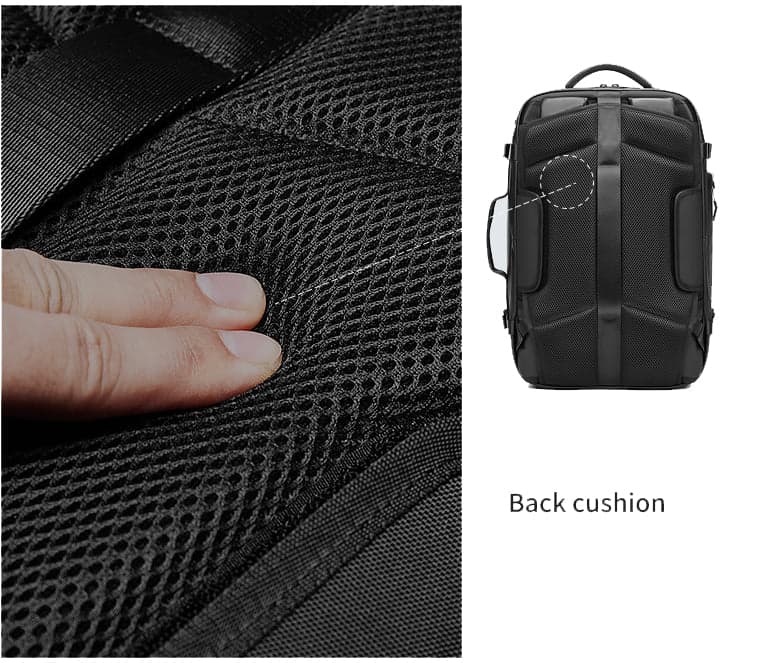 תיק גב The Connoisseur Luxe 35L למחשב 17 אינץ' עם יציאת USB מבית כאמל מאונטין – תמונה 4