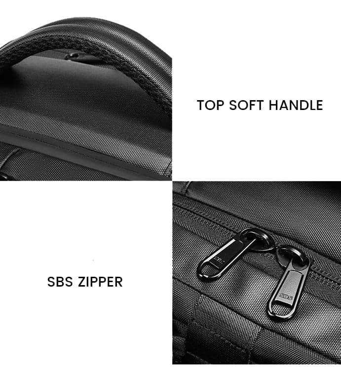 תיק גב The Connoisseur Luxe 35L למחשב 17 אינץ' עם יציאת USB מבית כאמל מאונטין – תמונה 2