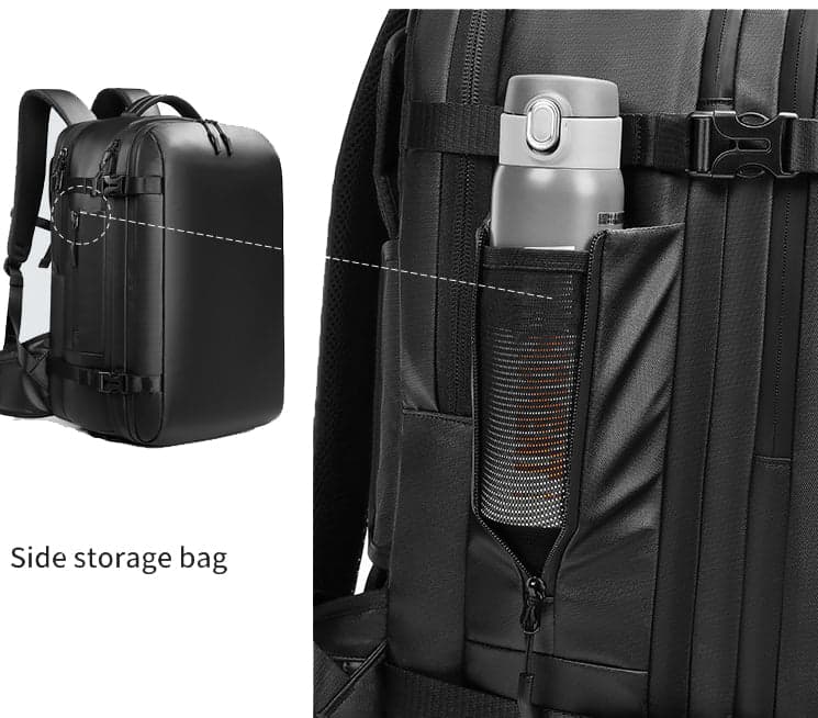 תיק גב The Connoisseur Luxe 35L למחשב 17 אינץ' עם יציאת USB מבית כאמל מאונטין – תמונה 3