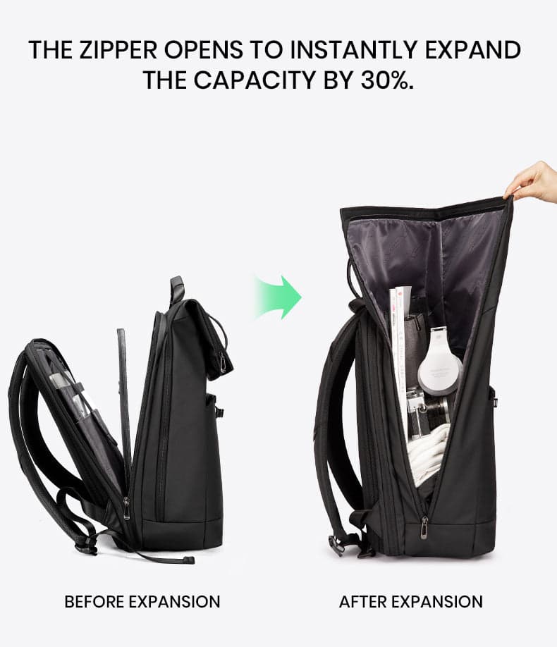 תיק גב The EcoVisionary Ultra 35L למחשב 16 אינץ' עמיד במים מבית כאמל מאונטין – תמונה 8