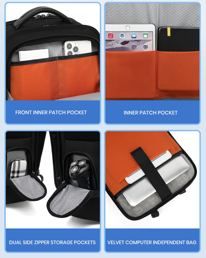 תיק גב NomadGlide למחשב 15-16 אינץ' עמיד במים מבית כאמל מאונטין – תמונה 3
