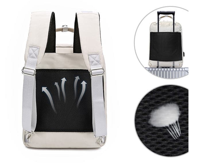 תיק גב The Ocean Pro 35L למחשב 16 אינץ' עם יציאת USB מבית כאמל מאונטין – תמונה 8
