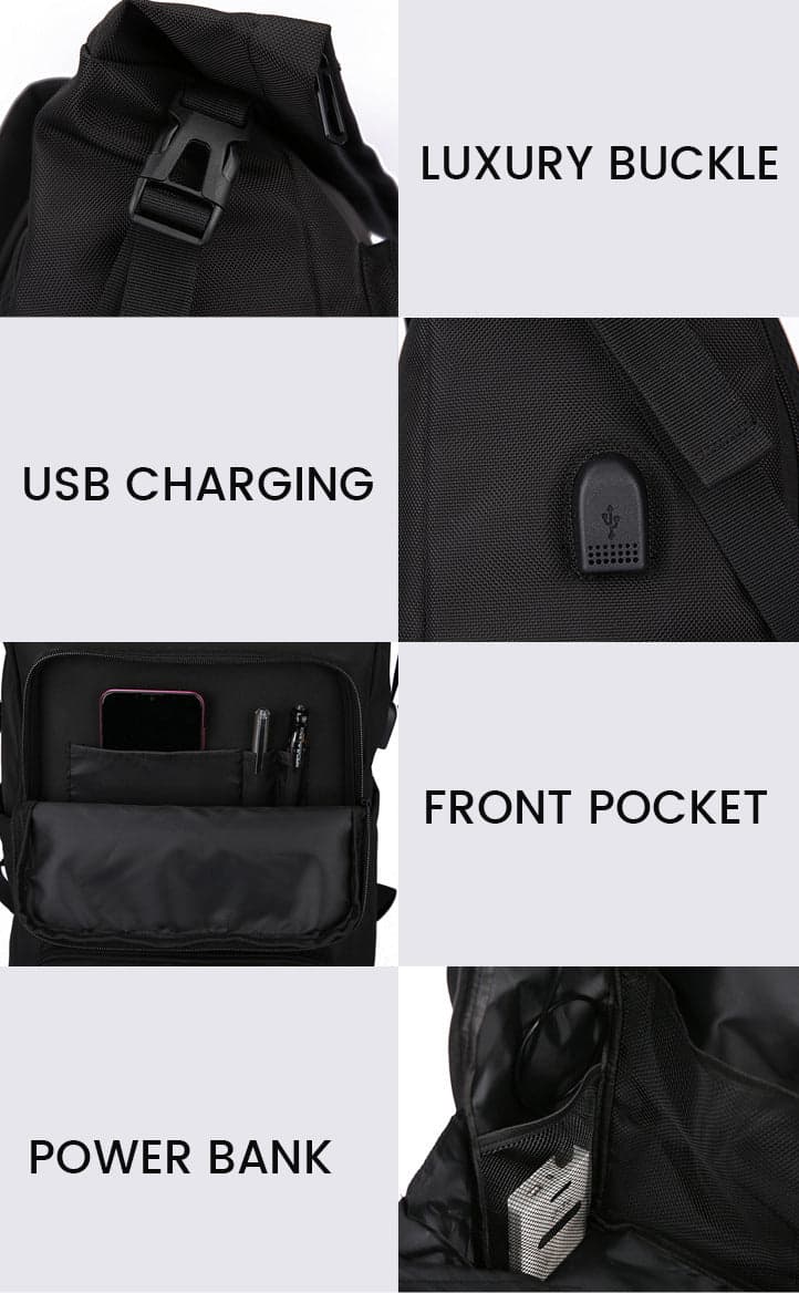 תיק גב Prestige Evolve 36L למחשב 16 אינץ' עם יציאת USB מבית כאמל מאונטין – תמונה 2