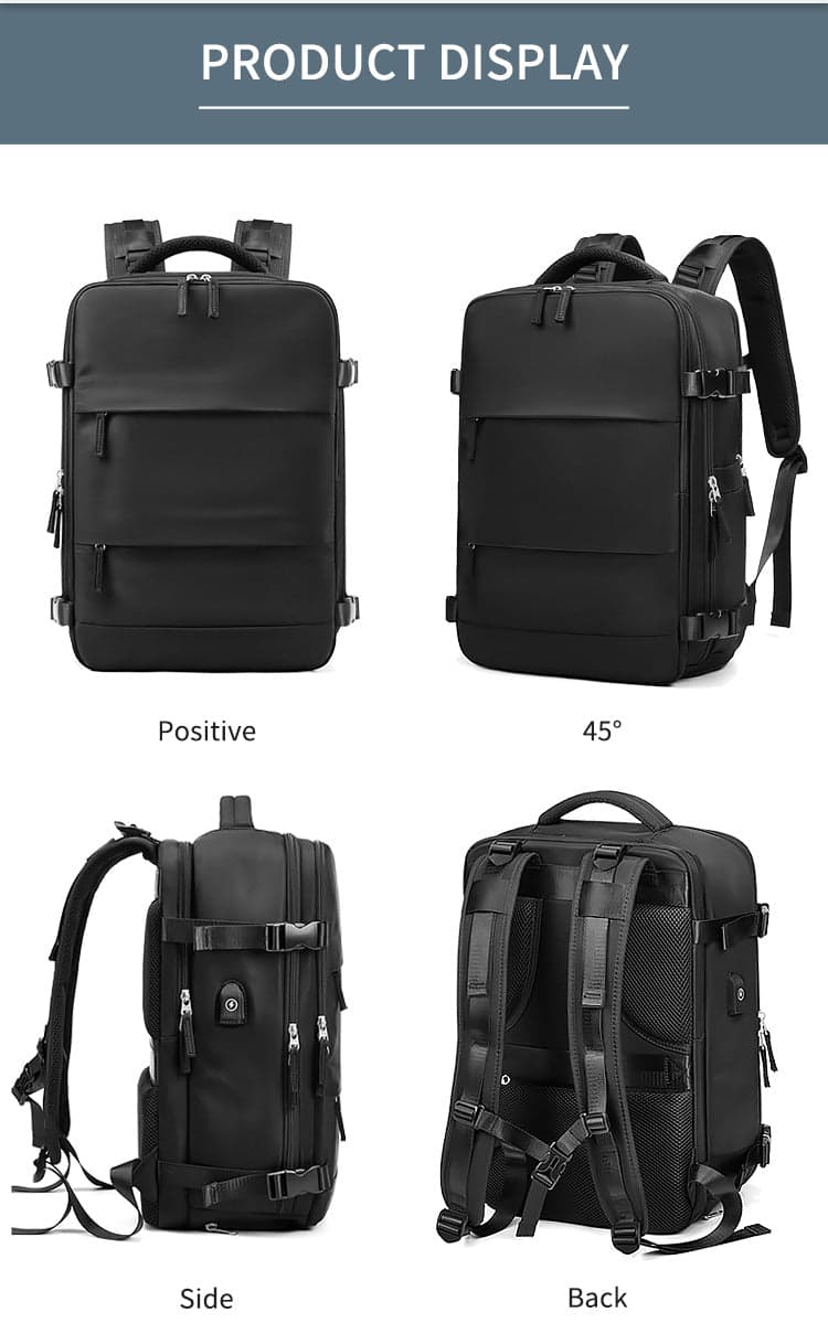 תיק גב RoamPak Quantum 20L למחשב 16 אינץ' עם יציאת USB מבית כאמל מאונטין – תמונה 10
