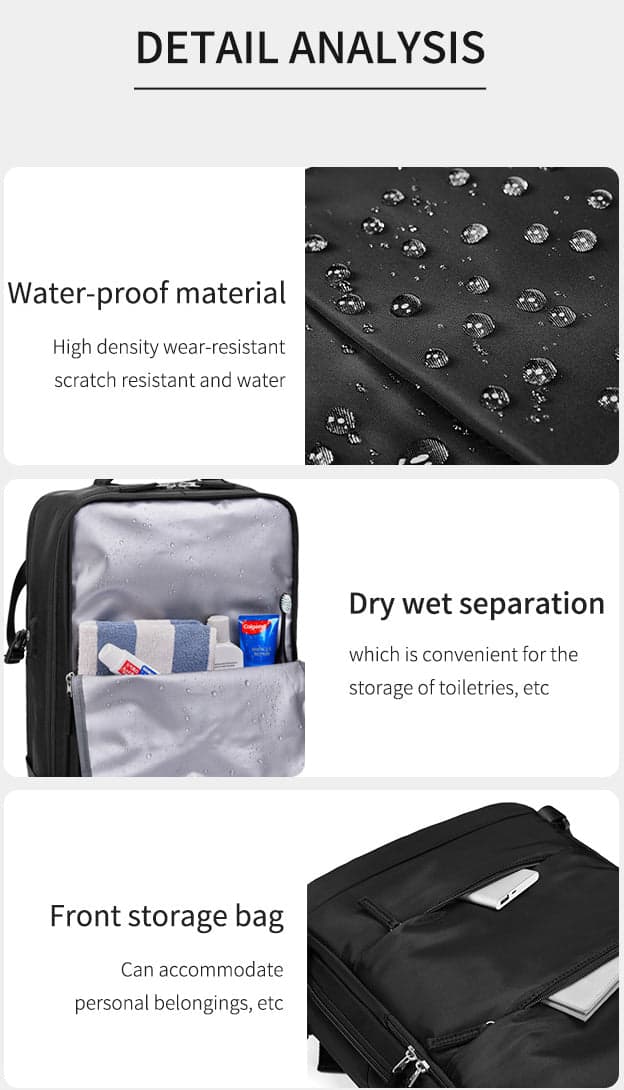תיק גב RoamPak Quantum 20L למחשב 16 אינץ' עם יציאת USB מבית כאמל מאונטין – תמונה 9