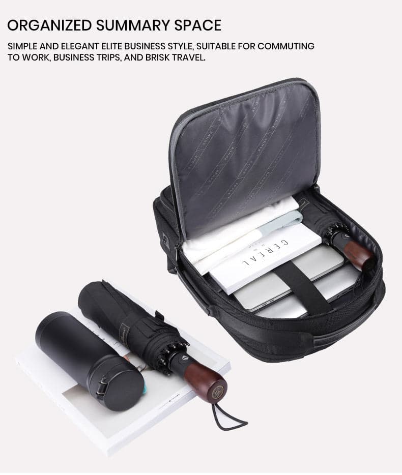 תיק גב SleekView Prime 22L למחשב 16 אינץ' עמיד במים מבית כאמל מאונטין – תמונה 12