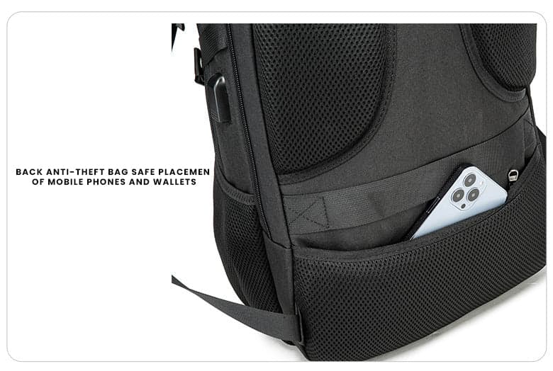 תיק גב SwiftTote Max 35L למחשב 16 אינץ' עם USB מבית כאמל מאונטין – תמונה 9