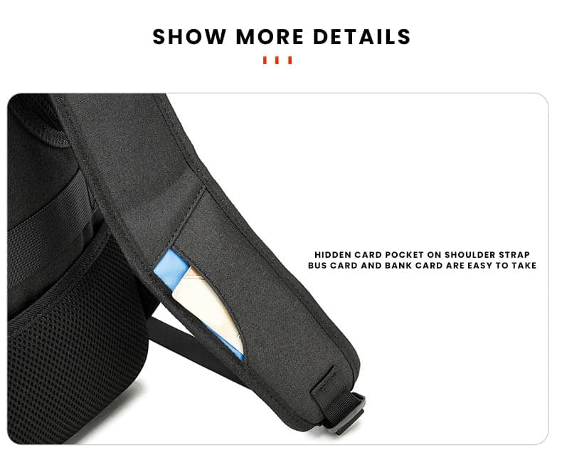 תיק גב SwiftTote Max 35L למחשב 16 אינץ' עם USB מבית כאמל מאונטין – תמונה 2