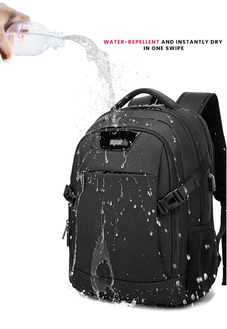תיק גב SwiftTote Max 35L למחשב 16 אינץ' עם USB מבית כאמל מאונטין – תמונה 3