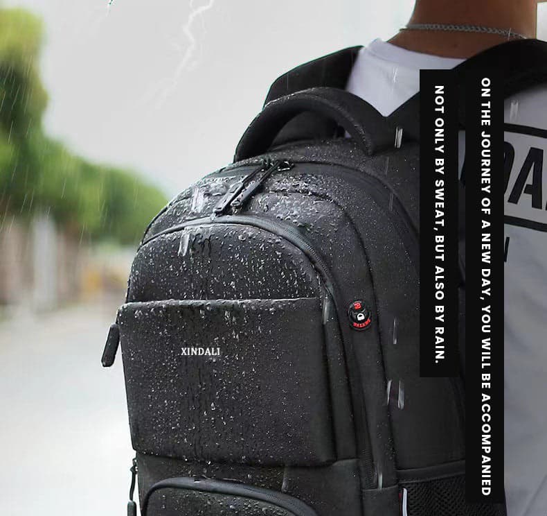 תיק גב TrekWaveX 36-55L למחשב 13-17 אינץ' עם יציאת USB מבית כאמל מאונטין – תמונה 19