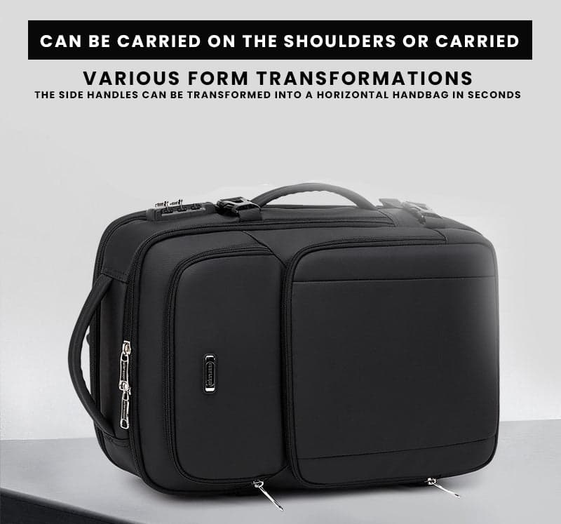 תיק גב ZenSack Turbo 22L למחשב 16 אינץ' עם יציאת USB מבית כאמל מאונטין – תמונה 2