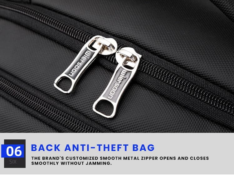 תיק גב ZenSack Turbo 22L למחשב 16 אינץ' עם יציאת USB מבית כאמל מאונטין – תמונה 6