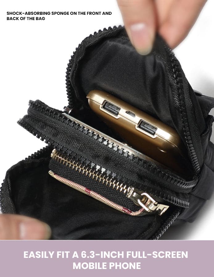 תיק צד Zenitho™ Edge מקנבס עמיד במים – תמונה 16