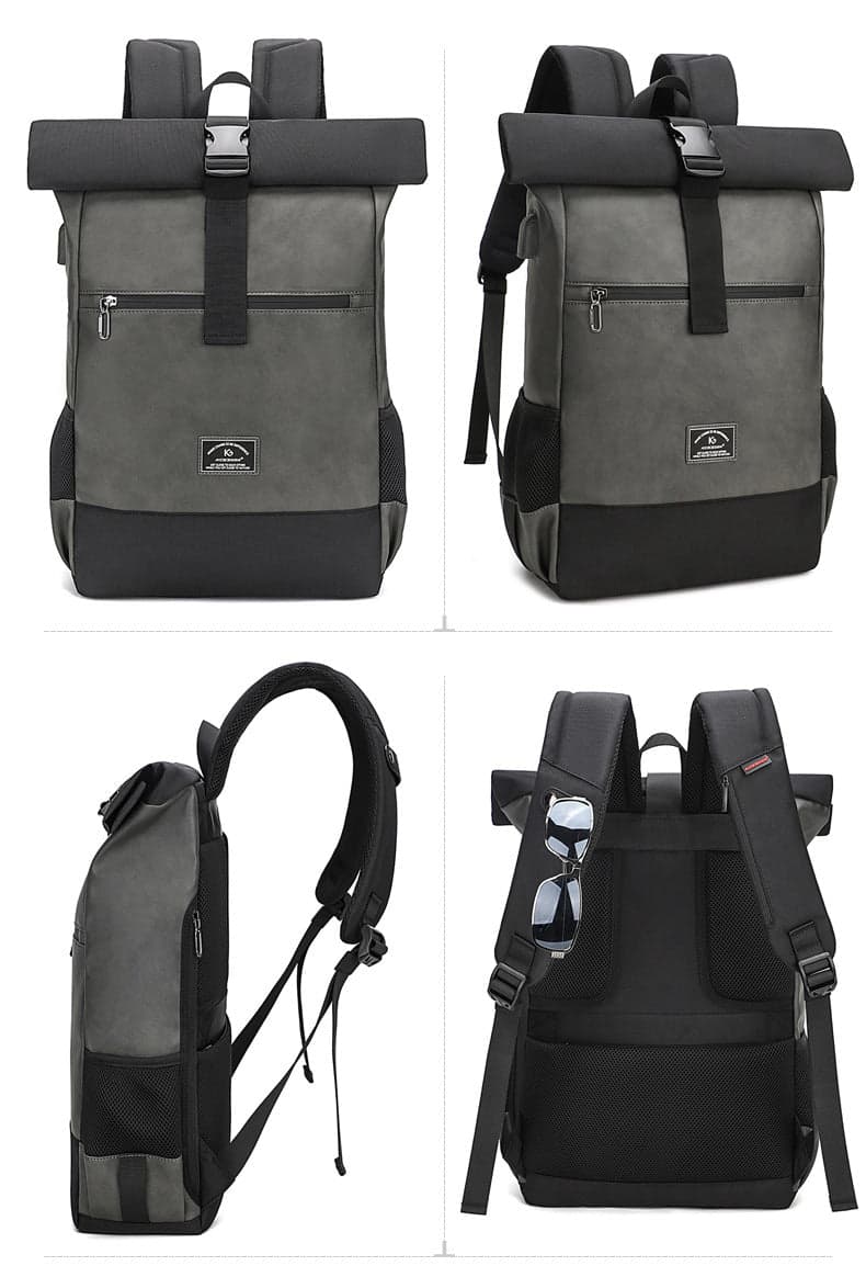 תיק גב ZipMist Elite 18L למחשב 15.6 אינץ' יציאת USB מבית כאמל מאונטין – תמונה 4