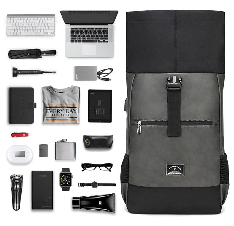 תיק גב ZipMist Elite 18L למחשב 15.6 אינץ' יציאת USB מבית כאמל מאונטין – תמונה 9
