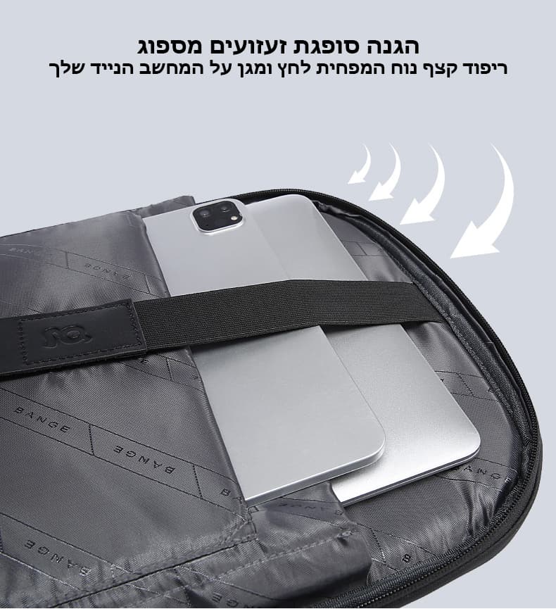 תיק גב Kenko 35L למחשב 16 אינץ' עם יציאת USB – תמונה 13