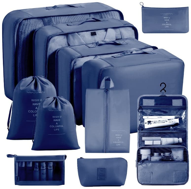 סט ארגוניות UrbanPro™ Plus לארגון מזוודה וחיסכון במקום – תמונה 5