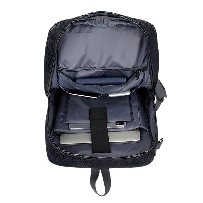 תיק גב Quenlith Pro 35L למחשב 16 אינץ' מתרחב עם USB – תמונה 2