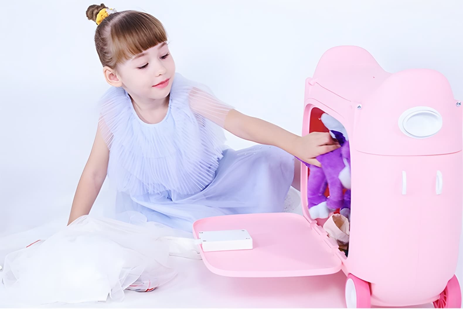 מזוודת ילדים Mila רכיבה ומיטה לטיסה, 20 אינץ׳, גובה מתכוונן ב־5 דרגות ו־20 ליטר – תמונה 12