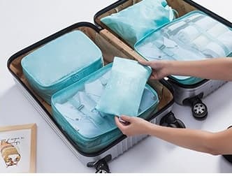 סט ארגוניות UrbanPro™ Plus לארגון מזוודה וחיסכון במקום – תמונה 3