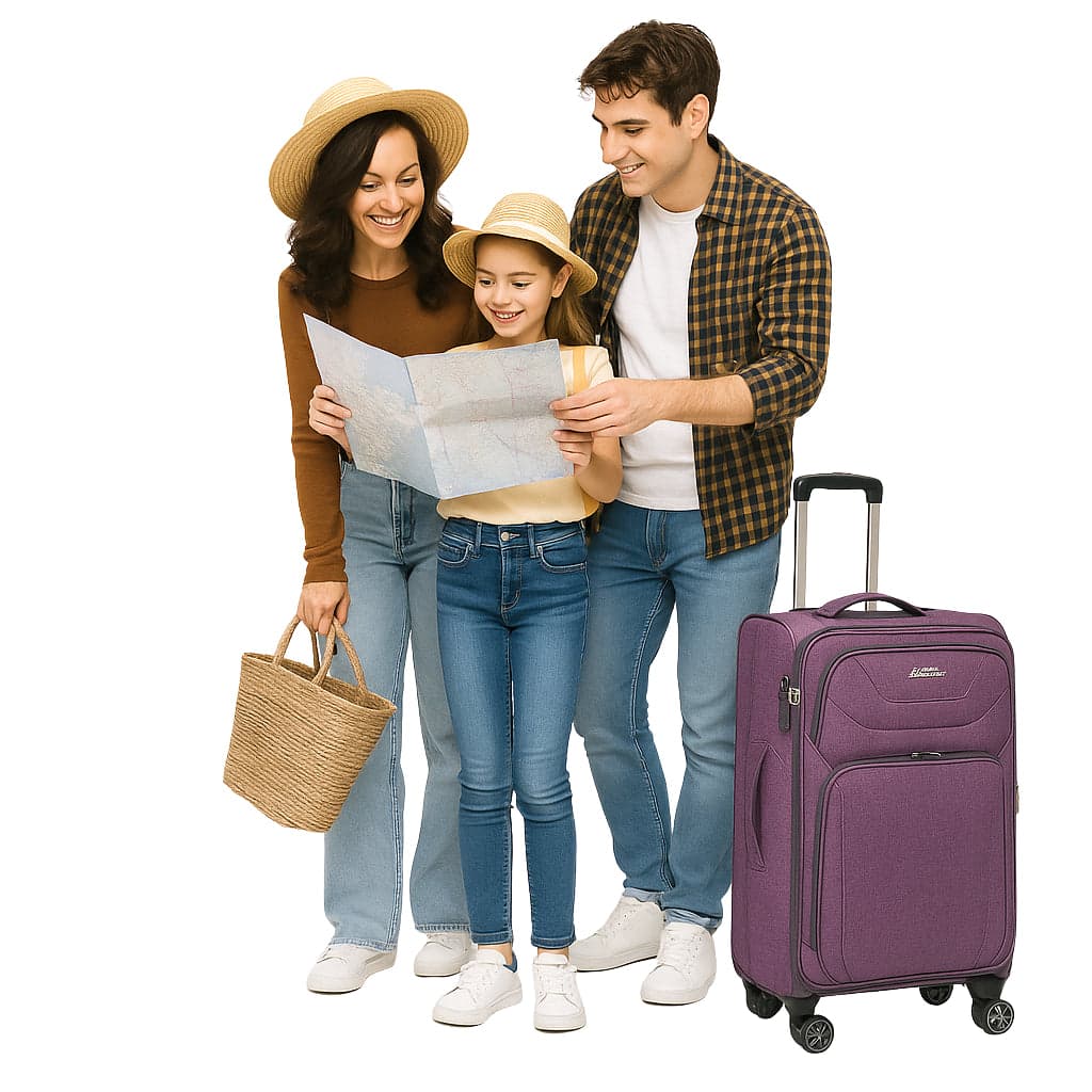 מזוודה Americano 24 אינץ' גודל חכם לנסיעות מגוונות – תמונה 29