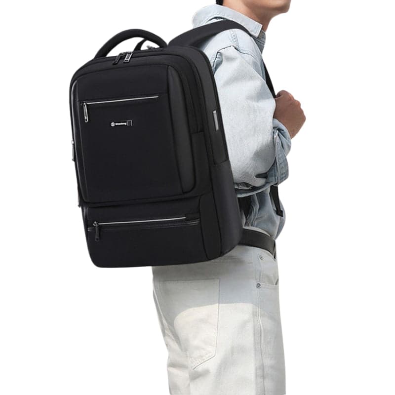 תיק גב Office Pro DLX למחשב 16 אינץ' נגד גניבות עם USB – תמונה 3