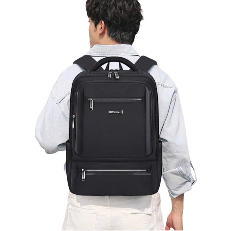 תיק גב Office Pro DLX למחשב 16 אינץ' נגד גניבות עם USB – תמונה 7